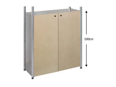 Berken multiplex deurenset 100cm hoog voor stellingkast.nl